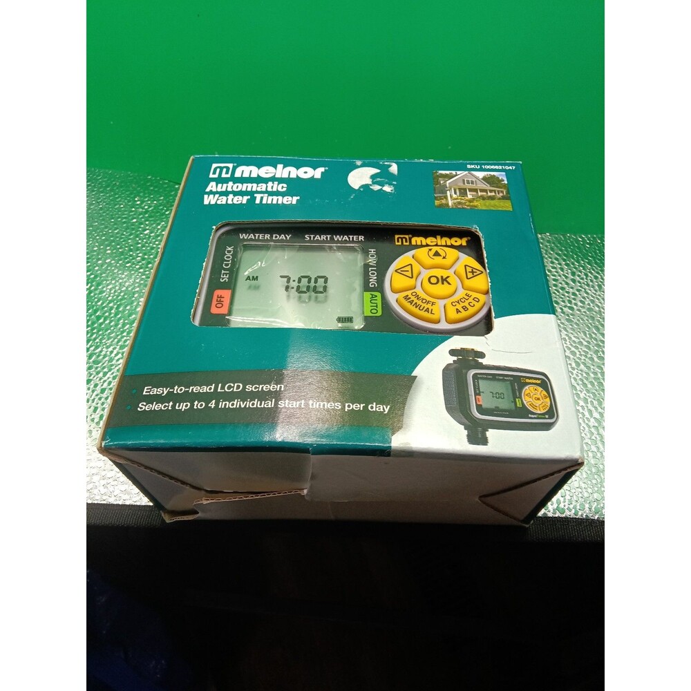 Melnor Automatic Water Timer Easy-to-read LCD Screen